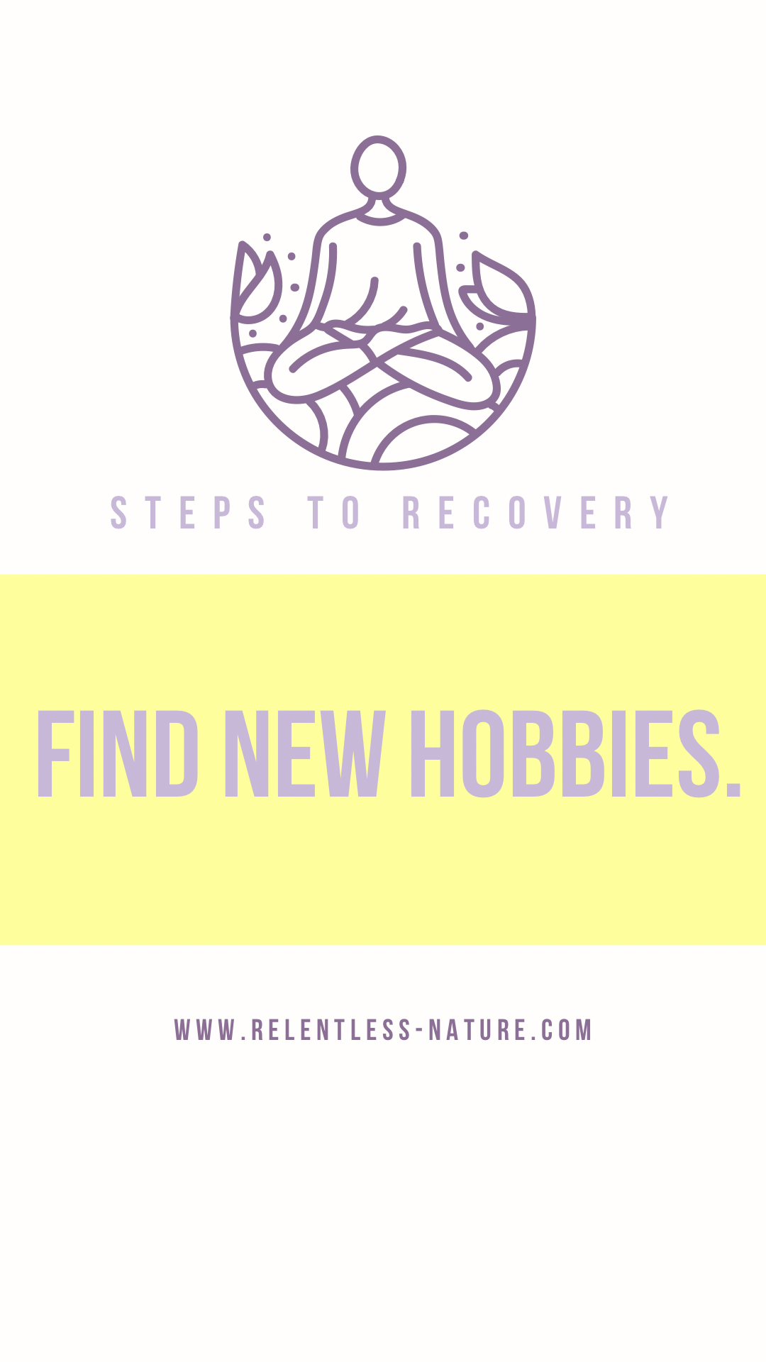 find new hobbies coping mechanisms quote