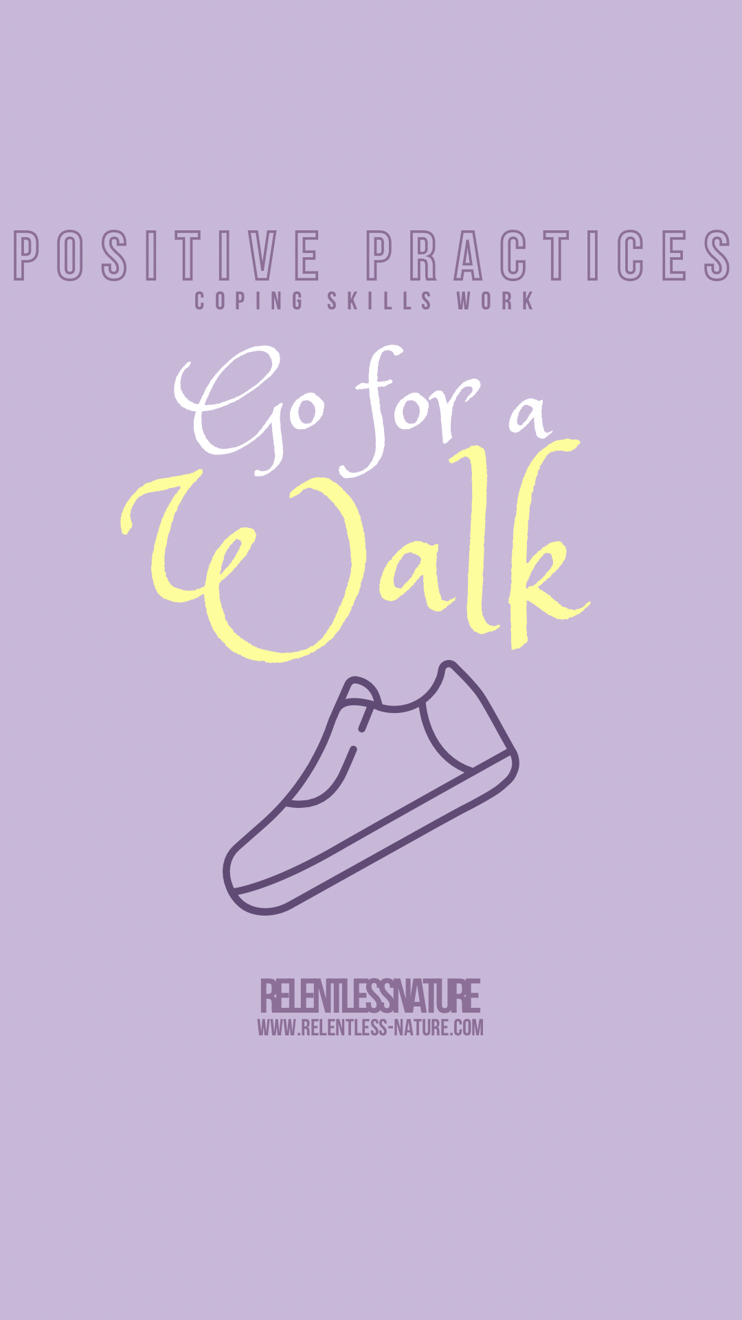 go for a walk coping skill quote 1