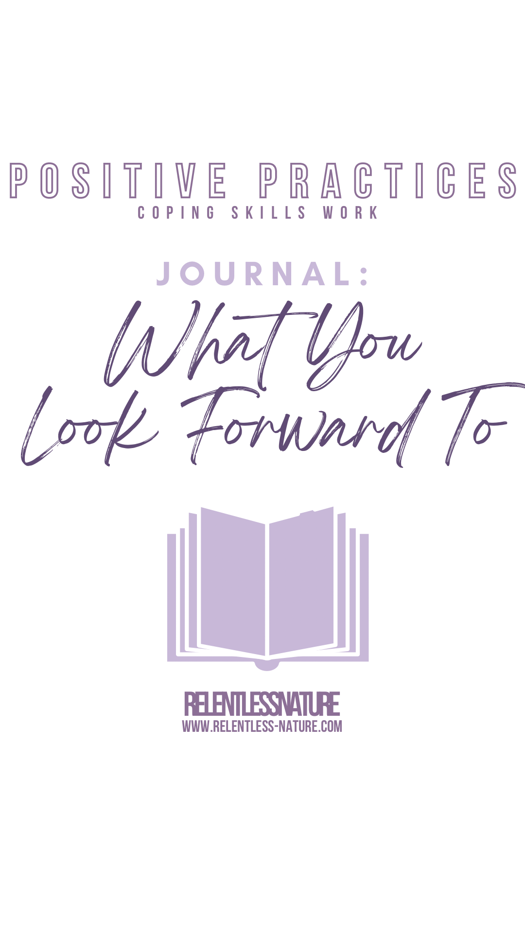 journal what you look forward to coping skill quote