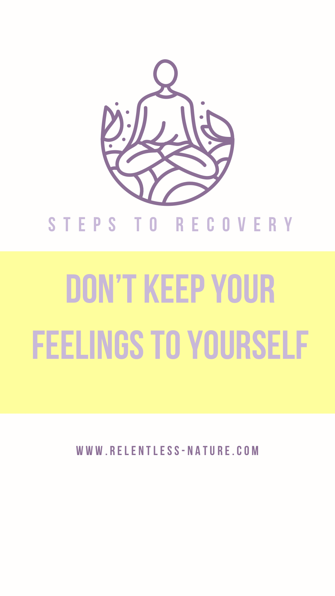 dont keep your feelings to yourself coping mechanisms quote