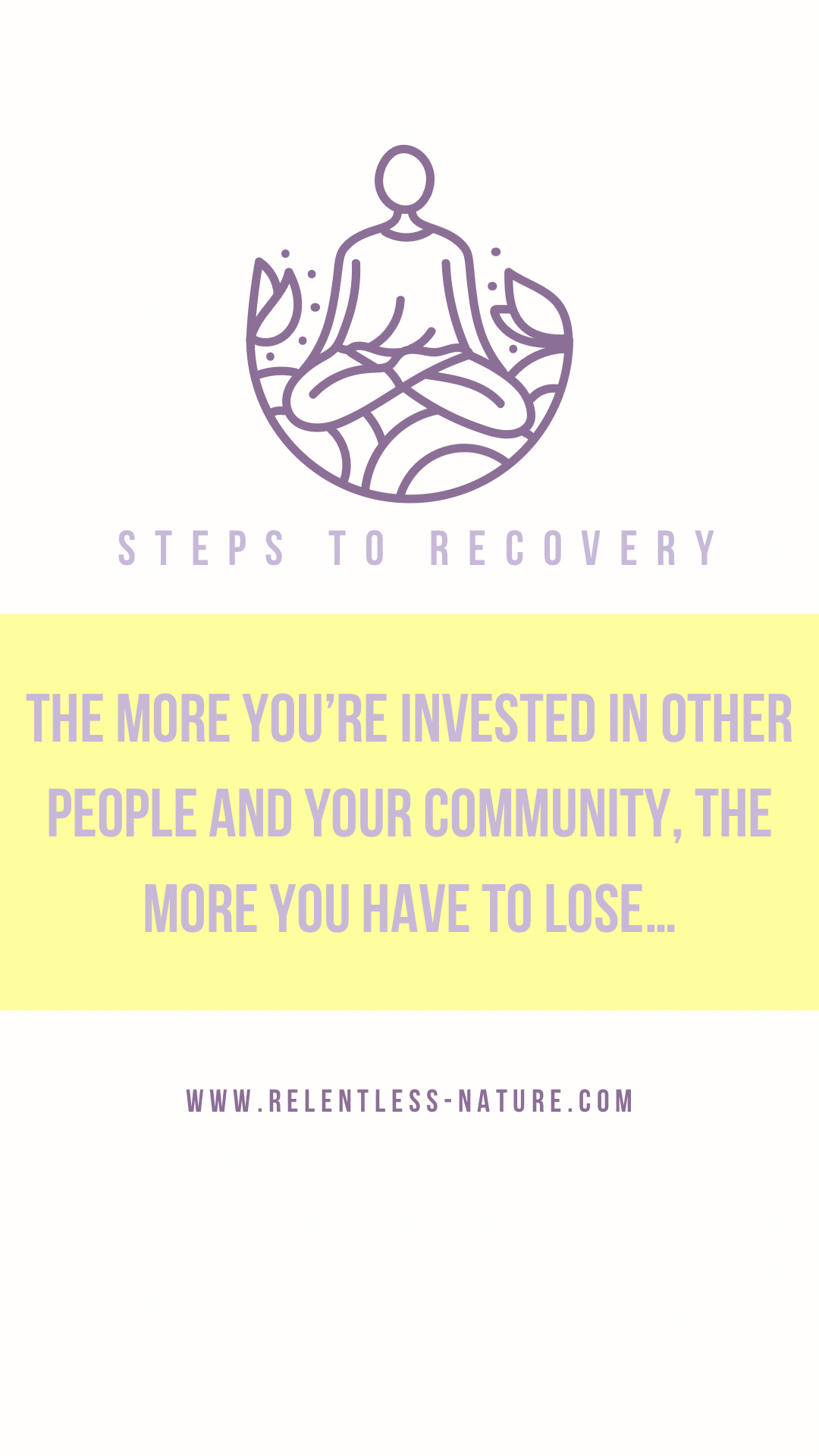 invest in your comunity and thers coping mechanisms quotes