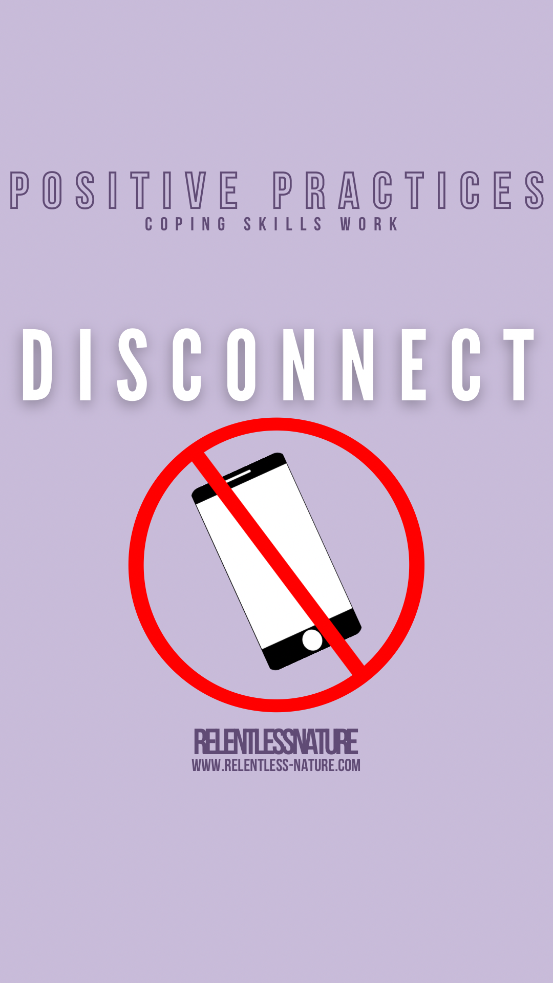 disconnect coping skill quote