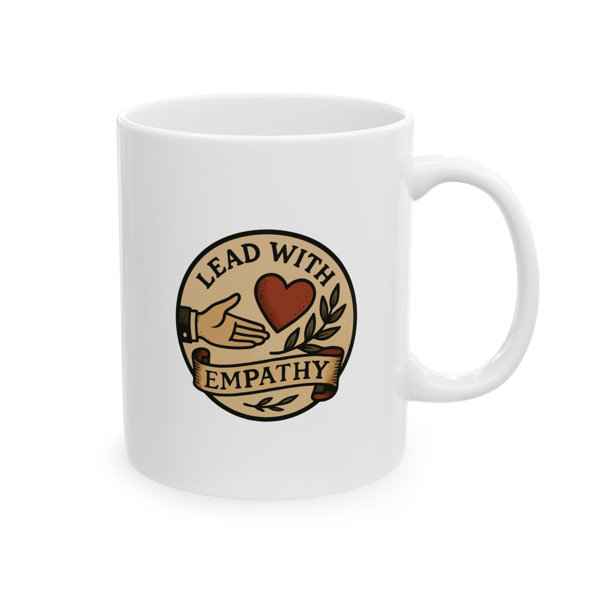 lead with empathy mug